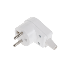 Vinklad jordad vit kontakt WT-20S