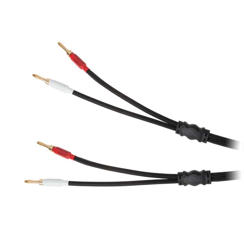 Högtalarkabel 3,0m Kruger&Matz (banankontakter)