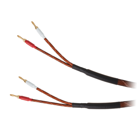 Högtalarkabel 3,0m Kruger&Matz (banankontakter)