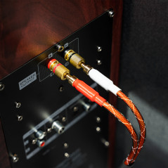 Högtalarkabel 3,0m Kruger&Matz (banankontakter)