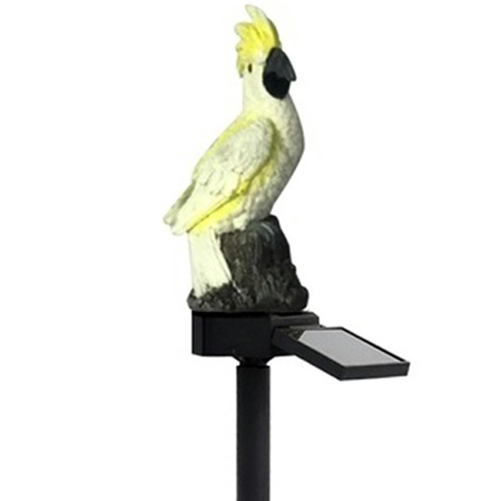 ZD50S Solcellslampa LED papegoja vit
