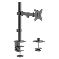 Skrivbordsfäste för LCD-monitor Maclean, enkel arm, VESA 75x75 och 100x100, 17-32 tum, 9 kg, MC-572N. | HandlaSmidigt.se