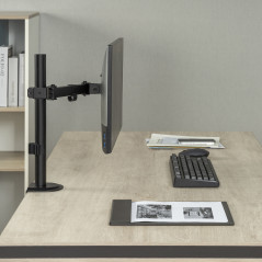 Skrivbordsfäste för LCD-monitor Maclean, enkel arm, VESA 75x75 och 100x100, 17-32 tum, 9 kg, MC-572N. | HandlaSmidigt.se