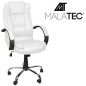 Kontorsstol i konstläder - vit Malatec 23240