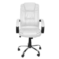 Kontorsstol i konstläder - vit Malatec 23240 | HandlaSmidigt.se