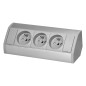 Möbeluttag 3x2P+Z, grå-silver