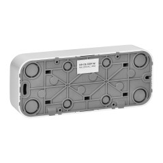 Utomhusuttag trippel ToDo 2P+Z IP20, 16A, 230V AC, vit | HandlaSmidigt.se