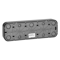 Kontaktuttag Quad ToDo 2P+Z IP20, 16A, 230V AC, svart, 8 stycken | HandlaSmidigt.se
