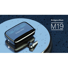 Trådlösa öronsnäckor med powerbank Kruger&Matz M19