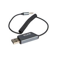 74-174- Sändare blå bluetooth mini + aux-kabel