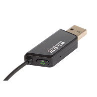 74-174- Sändare blå bluetooth mini + aux-kabel