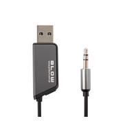 74-174- Sändare blå bluetooth mini + aux-kabel