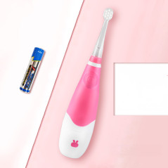 Sonic-tandborste för barn från SEAGO, rosa färg, 1xAAA 1,5V (batteri ingår ej), 4 borsthuvuden, SG-902 Pink. | HandlaSmidigt.se