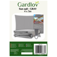 Solsegel 4x3m - grå Gardlov 23143