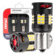LED-lampor Canbus Pro-serien 1156 BA15S P21W R10W R5W 24x3020 SMD-fläkt vit 12V 24V AMIO-03721