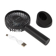 44-503- Wentylator podręczny usb z akumulatorem czarny