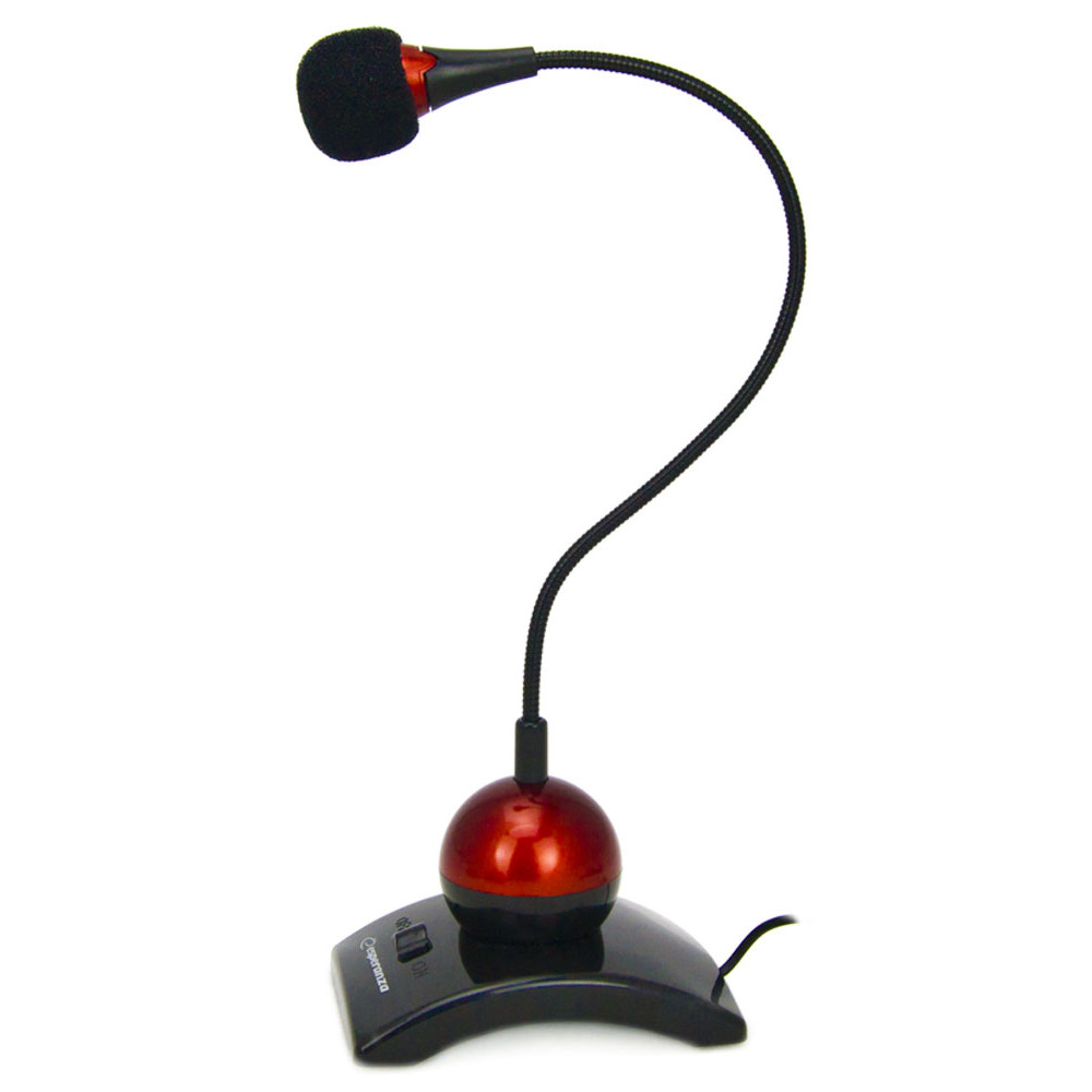 EH130 Esperanza mikrofon chat desktop röd EH130 Esperanza mikrofon chat desktop röd