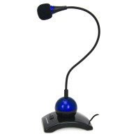 EH130B Esperanza mikrofon chat desktop blå