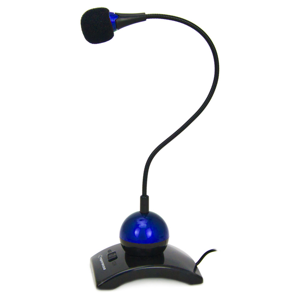 EH130B Esperanza mikrofon chat desktop blå EH130B Esperanza mikrofon chat desktop blå