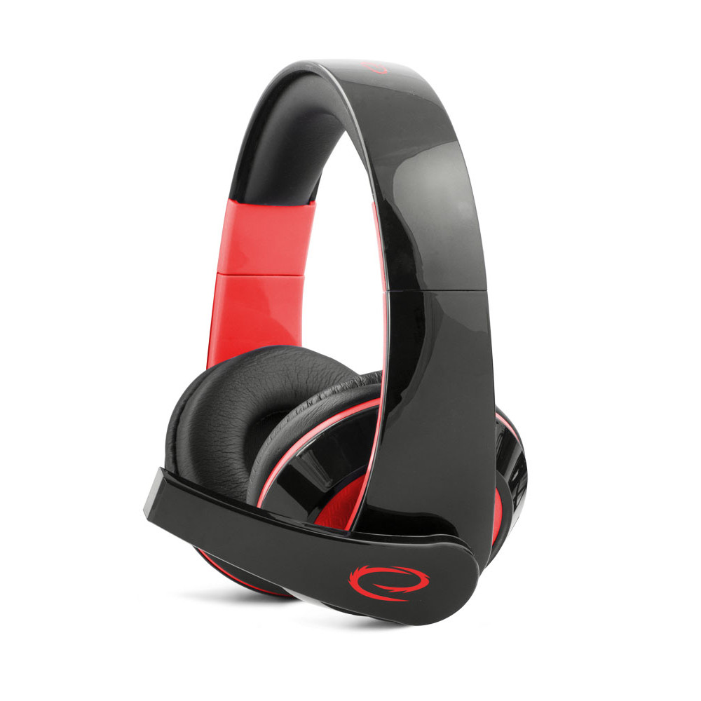 EGH300R Esperanza hörlurar med mikrofon gaming Condor röda