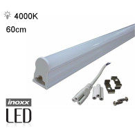 LED-linjärlysrör T5 60 cm 8W neutral 4000K ytlampa integrerad med armatur