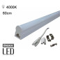 LED-linjärlysrör T5 60 cm 8W neutral 4000K ytlampa integrerad med armatur