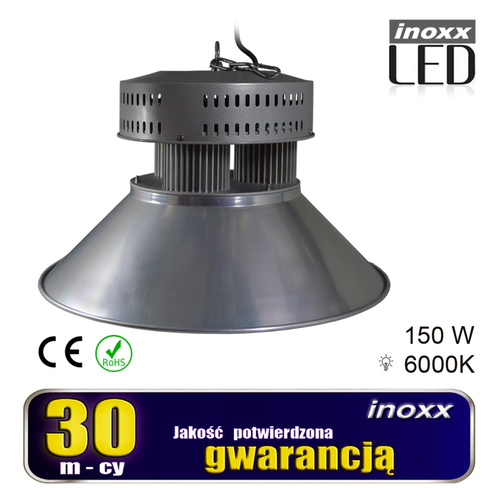 Lampa przemysłowa led 150w high bay cob 6000k zimna 13 500lm Lampa przemysłowa led 150w high bay cob 6000k zimna 13 500lm
