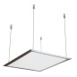 Panel led 60x60 60w taklampa taket 3000k varm