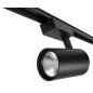 Lampa butik LED-spårstrålkastare enfas svart 30W 2250 lm kallt ljus 6000K