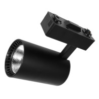 Lampa butik LED-spårstrålkastare enfas svart 30W 2250 lm kallt ljus 6000K