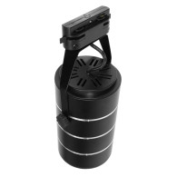 Lampa butik LED-spårstrålkastare enfas svart 30W 2550 lm kallt ljus 6000K