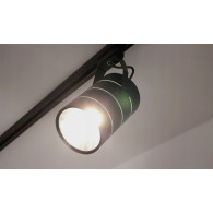 Lampa butik LED-spårstrålkastare enfas svart 30W 2550 lm kallt ljus 6000K