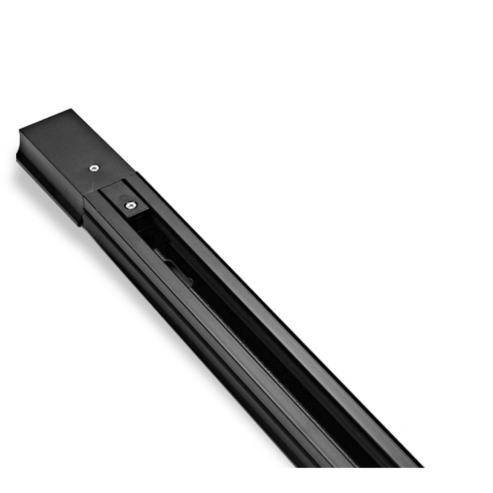 Listwa szynowa jednofazowa 100 cm czarna Listwa szynowa jednofazowa 100 cm czarna