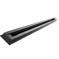 Listwa szynowa jednofazowa 150 cm czarna
