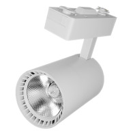 Lampa butik LED-spårstrålkastare enfas vit 30W 2250 lm neutralvitt ljus 4000K