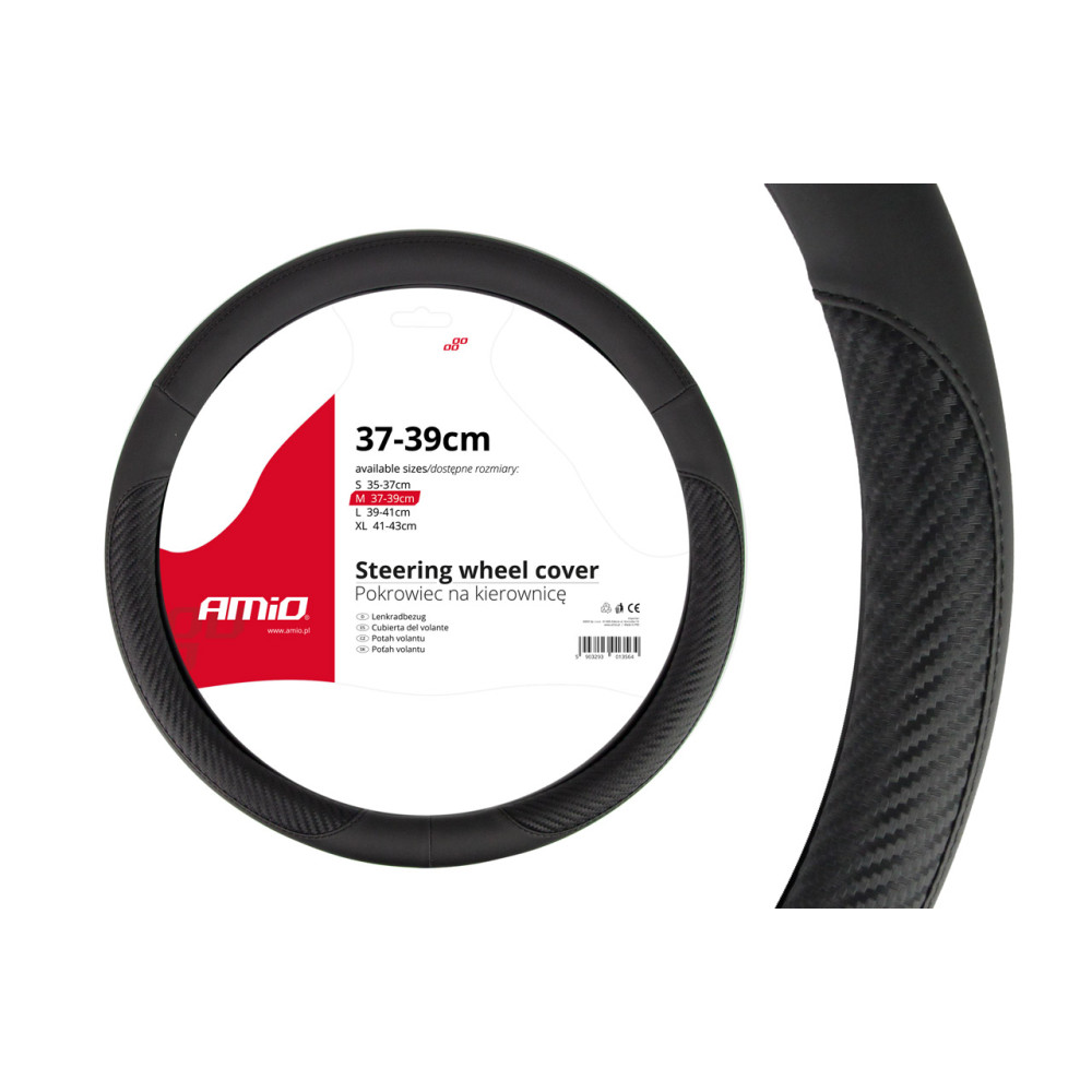 Fodral överdrag till bilratten m 37-39cm swc-17-m amio-01694