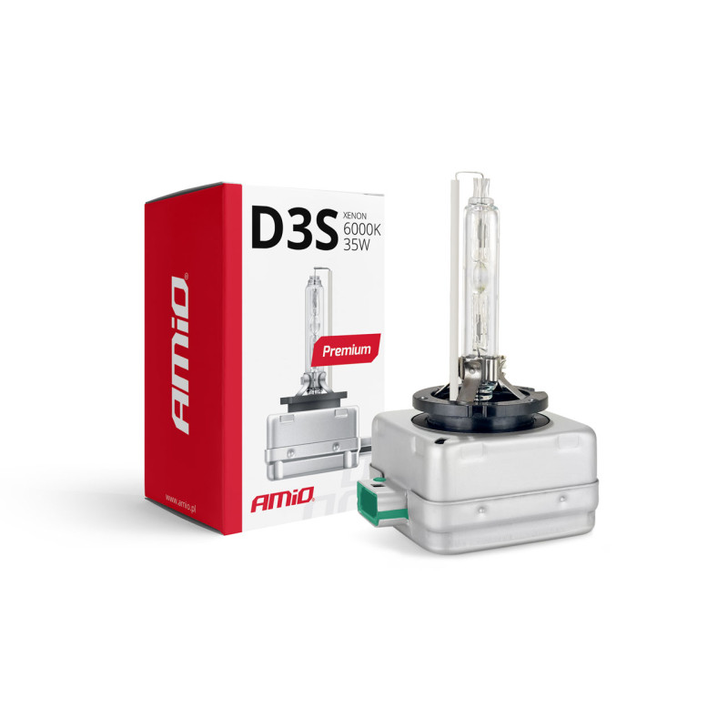 Xenonlampa xenonlampa xenon d3s 6000k amio premium amio-01979