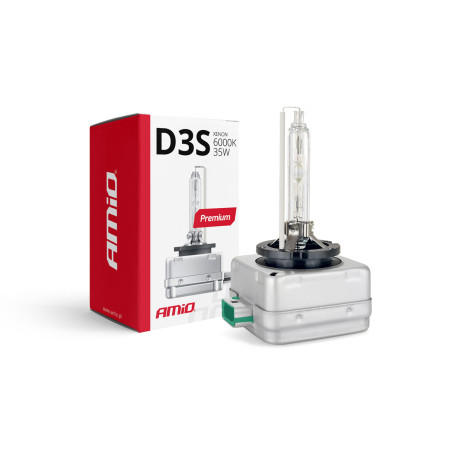 Xenonlampa xenonlampa xenon d3s 6000k amio premium amio-01979