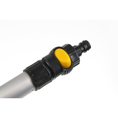 Teleskopiskt flödesborste för biltvätt, justerbar från 141 till 240 cm, artikelnummer amio-01274.