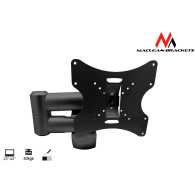 Uchwyt do telewizora lub monitora Maclean, uniwersalny, max vesa 200x200, 13-42', 30 kg, czarny, MC-503A B