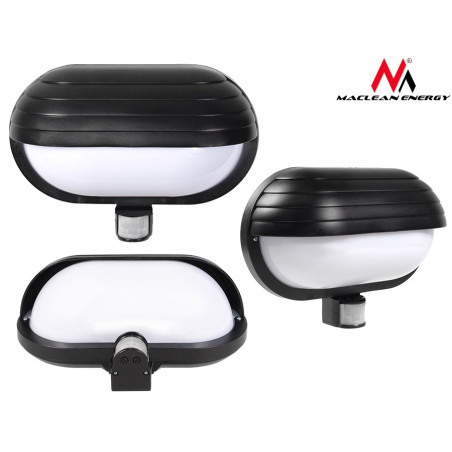 Väggarmaturen Maclean med PIR-sensor, max 60W, 180°, MCE33B.