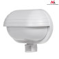 Väggarmaturen Maclean med PIR-sensor, max 60W, 180°, MCE33 W.