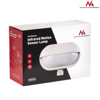 Väggarmaturen Maclean med PIR-sensor, max 60W, 180°, MCE33 W.