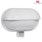 Väggarmaturen Maclean med PIR-sensor, max 60W, 180°, MCE33 W.