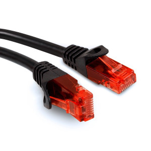 Patchkabel UTP Maclean, hane-hane, Cat6, 20m, svart, MCTV-741