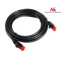 Patchkabel UTP Maclean, hane-hane, Cat6, 20m, svart, MCTV-741