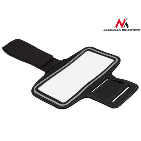 Fodral för mobiltelefon med axelrem svart 4,8' Maclean MC-405 B