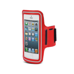 Fodral för mobiltelefon med axelrem röd 4,8' Maclean MC-405 R