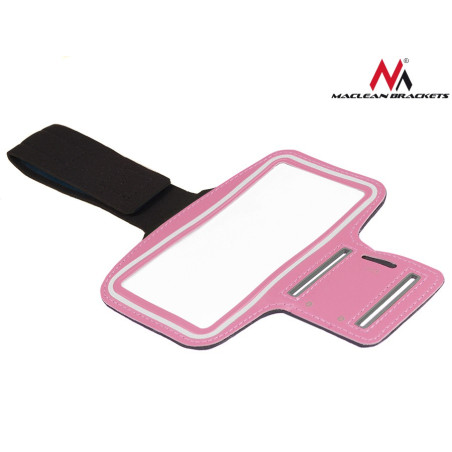 Fodral för mobiltelefon med axelrem rosa 4,8' Maclean MC-405 P