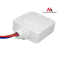 Rörelsesensor Maclean, mikrovåg, infälld, räckvidd 4m-10m, 1200W, MCE137